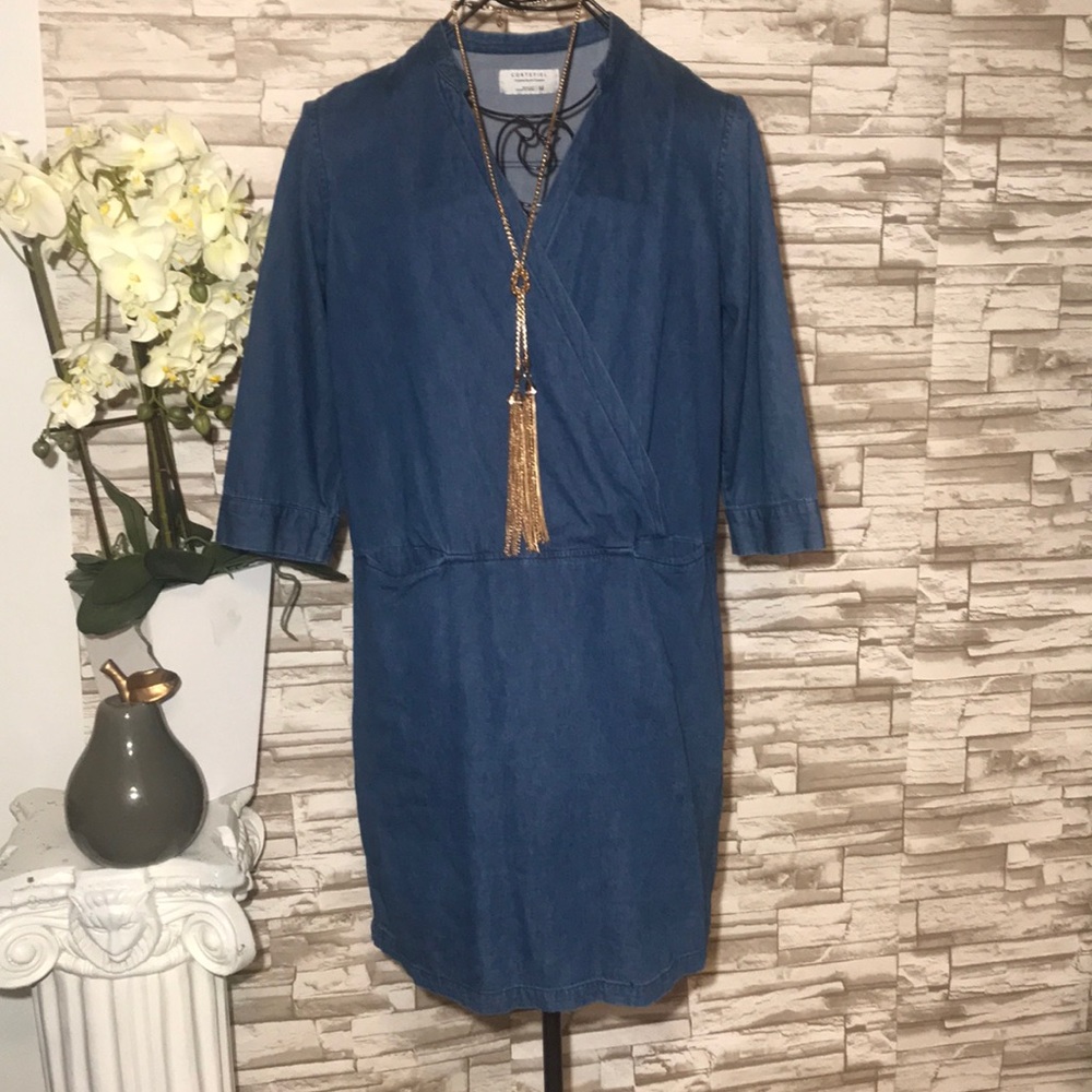 CORTEFIEL Medium original denim color dress